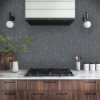 Picture of Marazzi - Moroccan Concrete Mosaic Hexagon Blue Gray