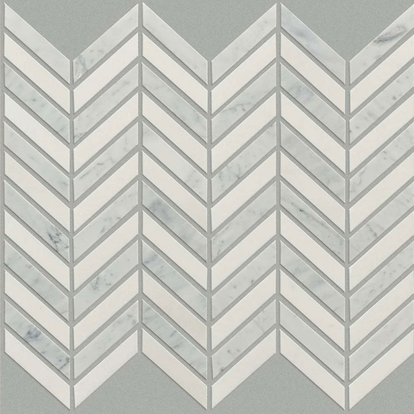 Picture of Shaw Floors - Chateau Chevron Bianco Carrara Thassos
