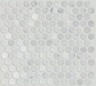 Picture of Shaw Floors - Chateau Penny Round Bianco Carrara
