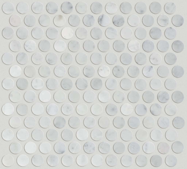 Picture of Shaw Floors - Chateau Penny Round Bianco Carrara