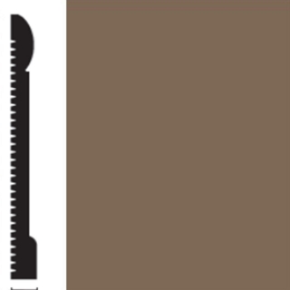 Picture of Flexco - Base Sculpture Wall Base Fascinate Milk Chocolate