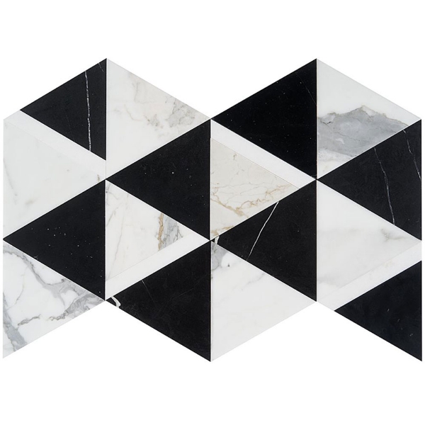 Picture of SOHO Studio Corp - Wunder Gris Nero Calacatta with Thassos Lines