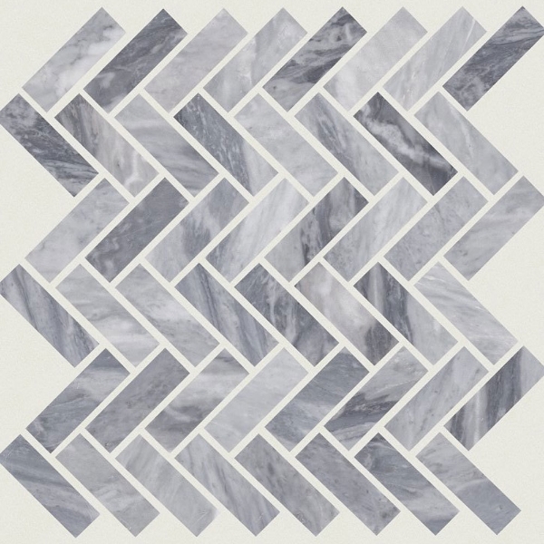 Picture of Shaw Builder - Estate Mosaic Herringbone Bardiglio Cloud