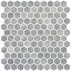 Picture of Onix Mosaico - Hex Ecostones Silver Matte