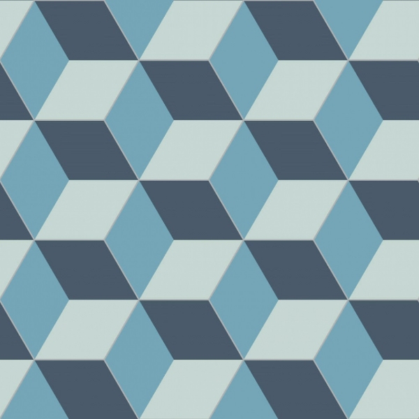 Picture of Bisazza Mosaico - Cementiles Decorations Hex Cubic Pacific