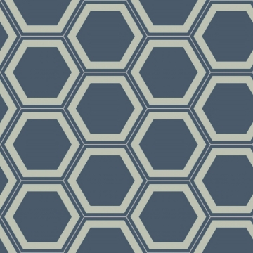 Picture of Bisazza Mosaico - Cementiles Decorations Hex Honey Avio