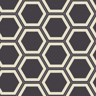 Picture of Bisazza Mosaico - Cementiles Decorations Hex Honey Nero