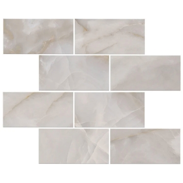 Picture of Milestone - Onyx Mosaic Brick Matte Light Grey