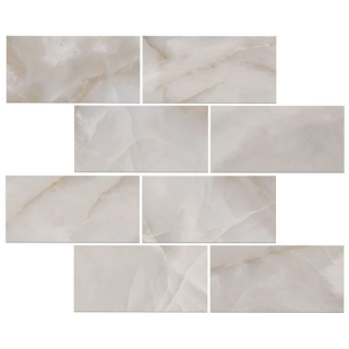 Picture of Milestone - Onyx Mosaic Brick Polished Light Grey