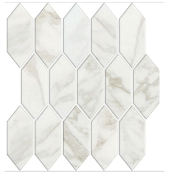 Picture of Marazzi - Marble Obsession Mosaic Picket Arabescato