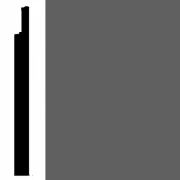 Picture of VPI Corp. - Low Dirt Retention Wallbase LDR8 4 1/2-inch Charcoal