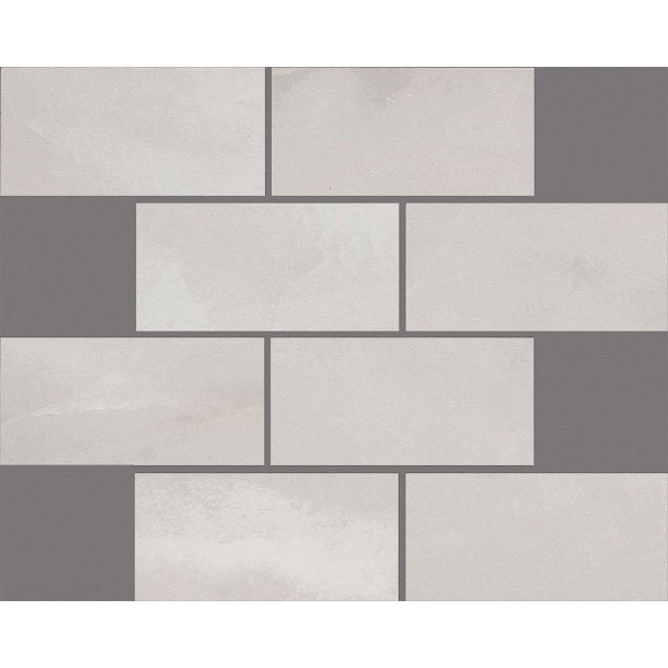 Picture of Shaw Builder - Onyx Brick Mosaic Matte 3 x 6 White