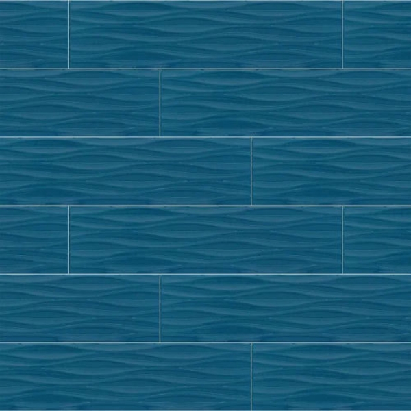 Picture of Shaw Floors - Lane Ave Wave 4 x 16 Deep Sea