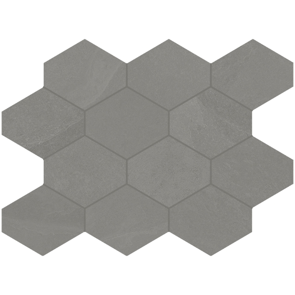 Picture of Unicom Starker - Brazillian Slate Mosaic Hexagon Silk Grey