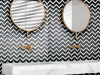 Picture of Emser Tile - Bizou Chevron Black White