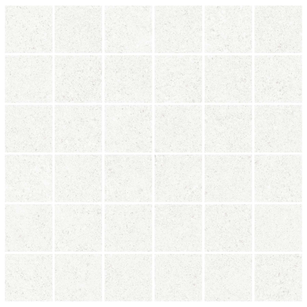 Picture of American Wonder Porcelain - Mars Stone II Mosaic White Dune