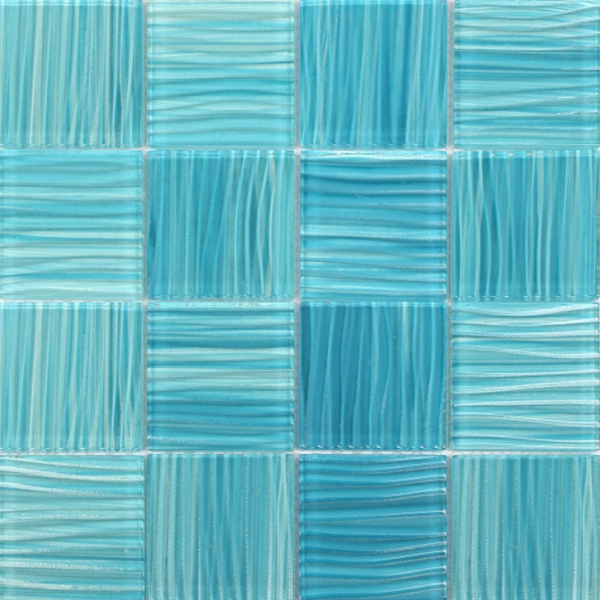 Picture of Bati Orient - Glass Pool Striped Aquamarine