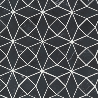 Picture of Bedrosians - Monet Mosaic 5 Nero Marquina