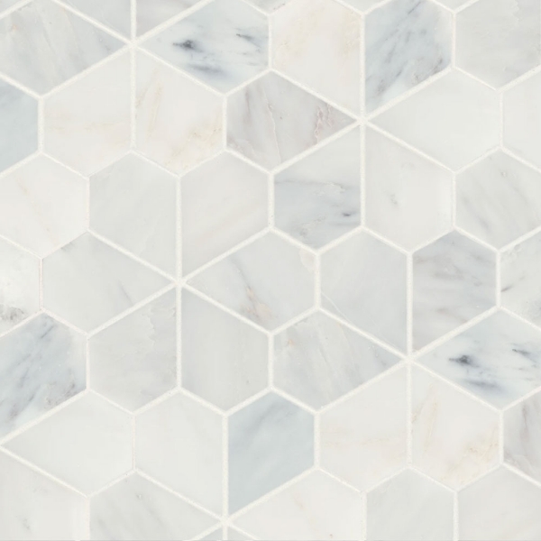 Picture of Bedrosians - Monet Mosaic 9 Oriental White