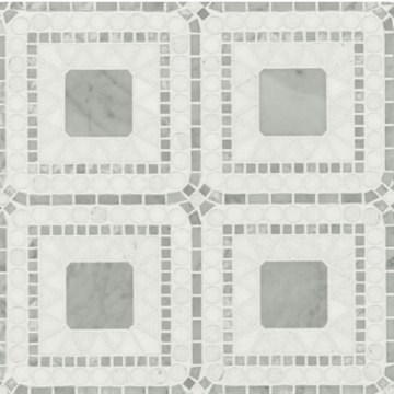 Picture of Bedrosians - Atrium White Carrara/White Thassos