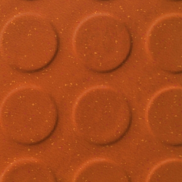 Picture of Johnsonite - Color Splash Raised Round Orange Mary