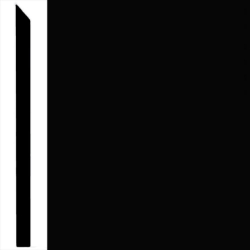 Picture of Burke - Edge Effects Simple 4 - 3/8 Thick Wall Base Black