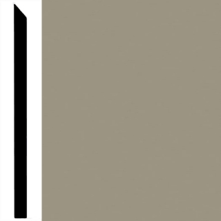 Picture of Burke - Edge Effects Simple 4 - 3/8 Thick Wall Base Carmine Gray