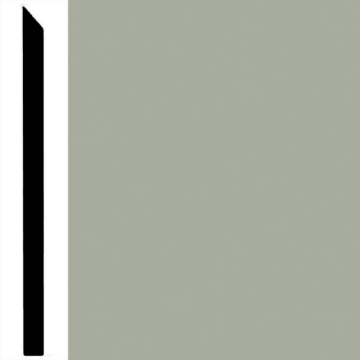 Picture of Burke - Edge Effects Simple 4 1/4 - 3/8 Thick Wall Base Light Gray