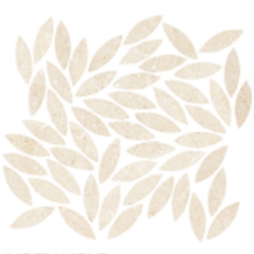 Picture of Daltile - Mystone Limestone Foglie Mosaic Ivory