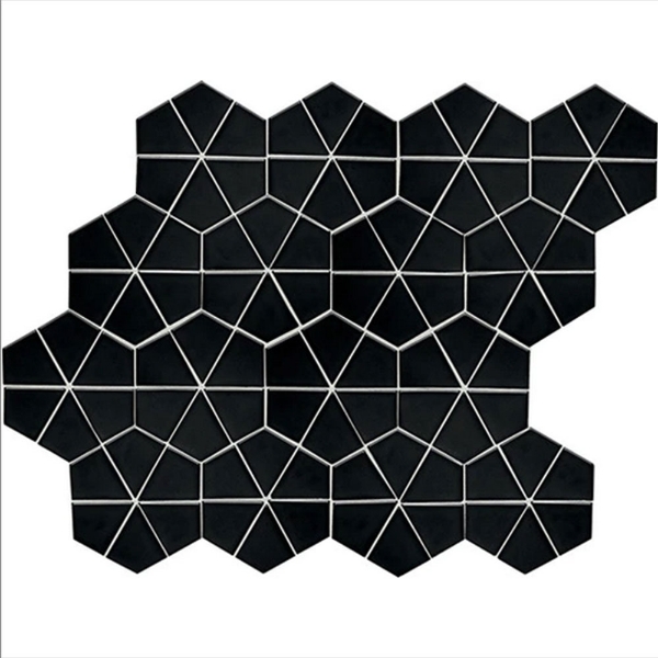 Picture of Daltile - Stagecraft Kaleidoscope Mosaic Gloss Black