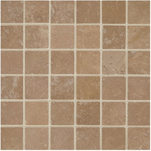 Picture of Daltile - Travertine Mosaics 2 x 2 Honed Noce