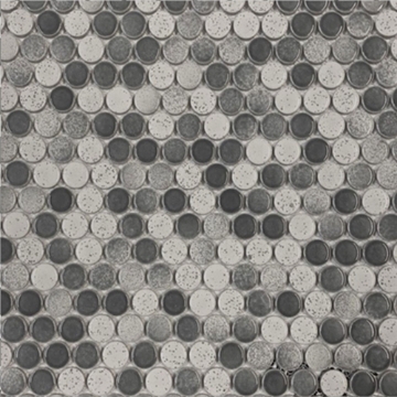Picture of Arvex - Glazed Porcelain Mosaics Stone Penny Round
