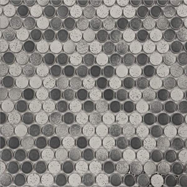 Picture of Arvex - Glazed Porcelain Mosaics Stone Penny Round