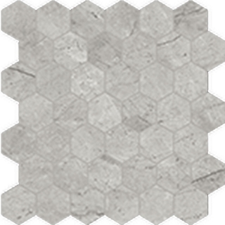 Picture of Anatolia Tile & Stone - La Marca Hexagon Mosaic 2 Paradiso Argento Polished
