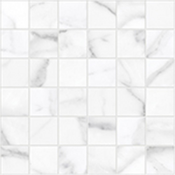 Picture of Anatolia Tile & Stone - La Marca Mosaic Statuario Nuovo Honed