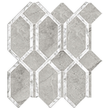 Picture of Anatolia Tile & Stone - La Marca Modella Mosaic Paradiso Argento Polished