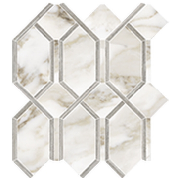 Picture of Anatolia Tile & Stone - La Marca Modella Mosaic Calacatta Paonazzo Polished