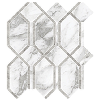 Picture of Anatolia Tile & Stone - La Marca Modella Mosaic Arabescato Polished