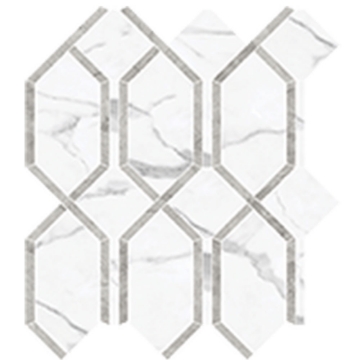Picture of Anatolia Tile & Stone - La Marca Modella Mosaic Statuario Nuovo Polished