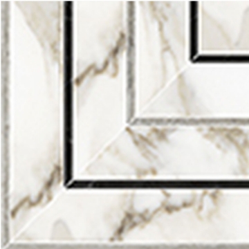 Picture of Anatolia Tile & Stone - La Marca Picco Mosaic Calacatta Paonazzo Honed