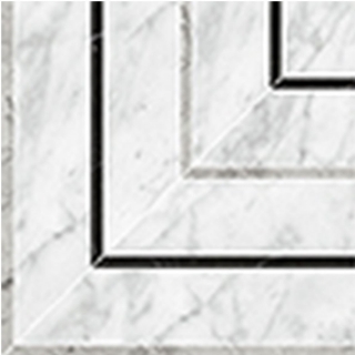 Picture of Anatolia Tile & Stone - La Marca Picco Mosaic Carrara Gioia Honed