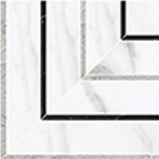 Picture of Anatolia Tile & Stone - La Marca Picco Mosaic Statuario Nuovo Honed