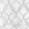 Picture of Elon Tile & Stone - Tulip Waterjet Pearl White Mystic Gray