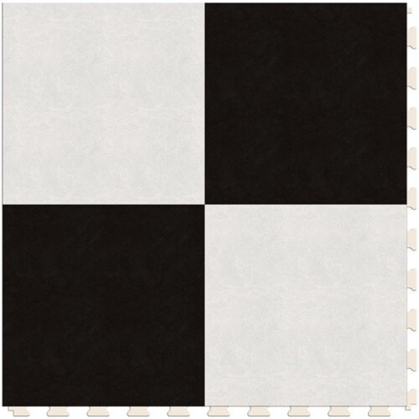 Picture of Perfection Floor Tile - Soda Pop Shop Black and White