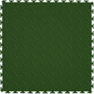 Picture of Perfection Floor Tile - Diamond Plate Green