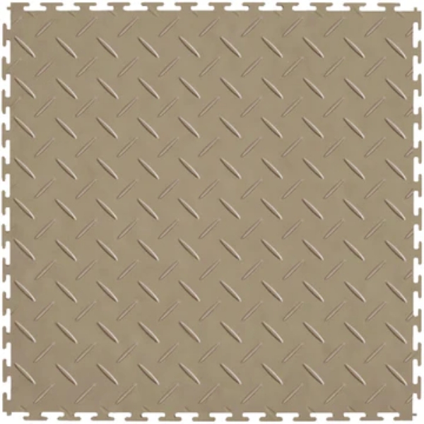 Picture of Perfection Floor Tile - Diamond Plate Beige