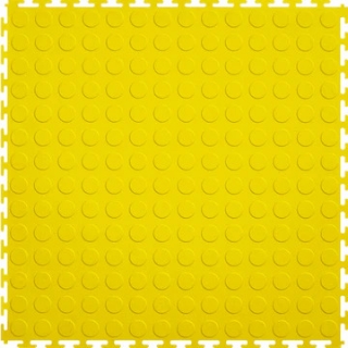 Picture of Perfection Floor Tile - Coin Yellow