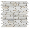 Picture of Elon Tile & Stone - Aluminum Random Strip Calacatta Gold