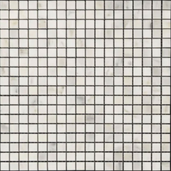 Picture of Elon Tile & Stone - 5/8 x 5/8 Square Mosaics Pearl White Polished