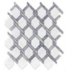 Picture of Elon Tile & Stone - Argyle Mosaics Pearl White Pacific Gray
